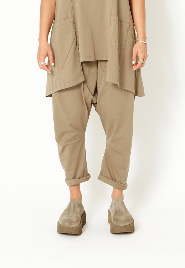 Sort Aarhus - Baggy bukser i økologisk bomuld