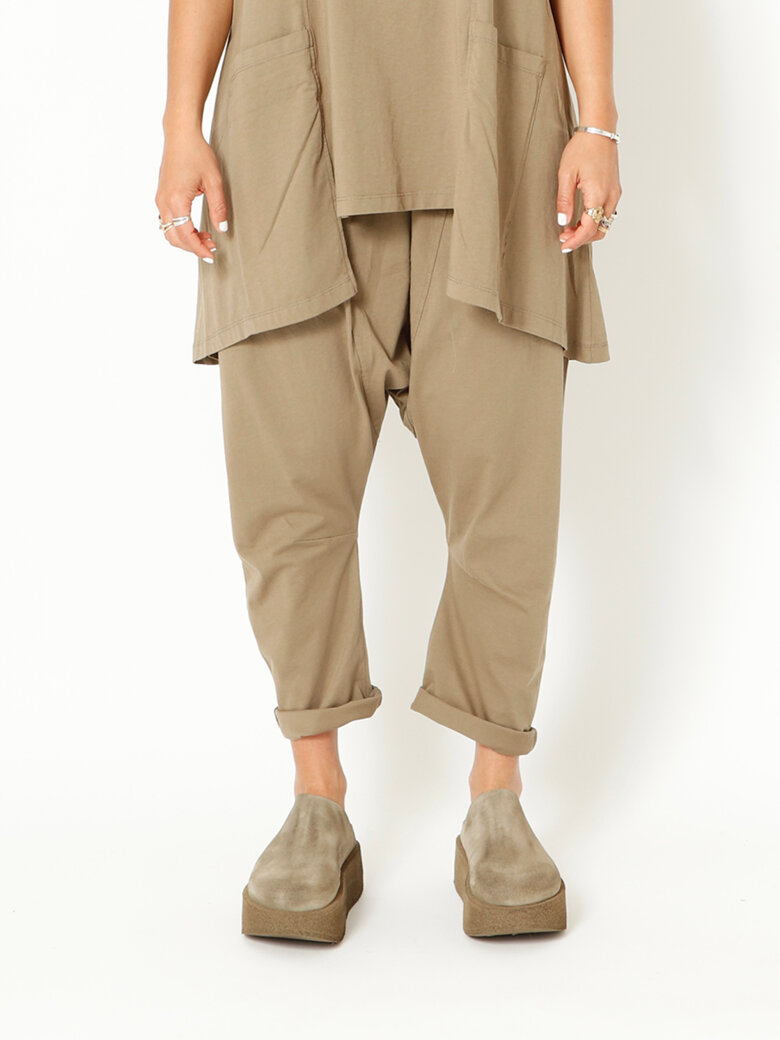 Sort Aarhus - Baggy bukser i økologisk bomuld