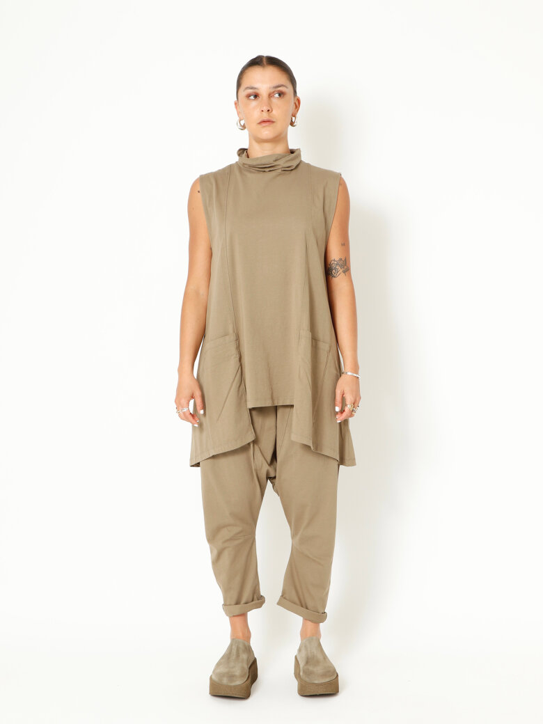 Sort Aarhus - Baggy bukser i økologisk bomuld