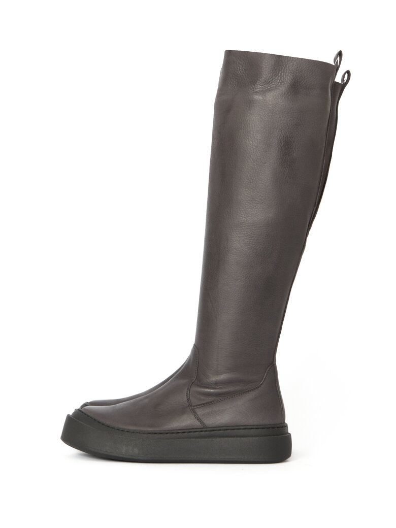 Lofina - Long boot with a lloose leather shaft and zipper