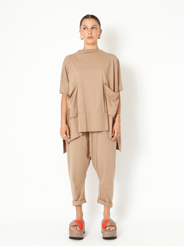 Sort Aarhus - Baggy bukser i økologisk bomuld