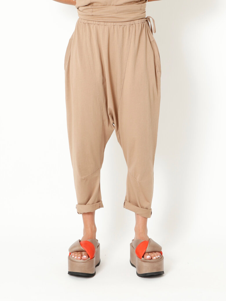 Sort Aarhus - Baggy bukser i økologisk bomuld