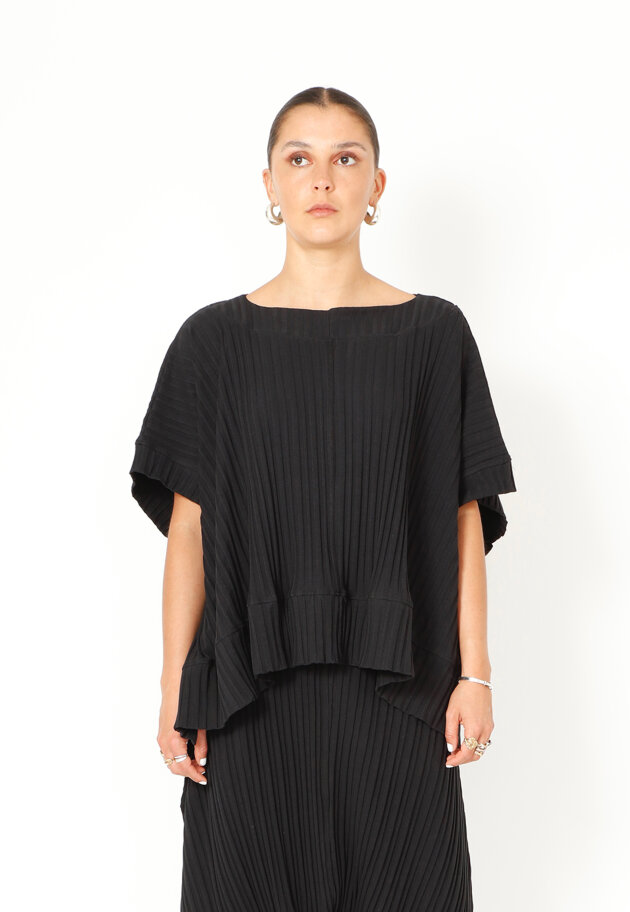 Sort Aarhus - PRE ORDER! Oversize t-shirt med asymmetrisk ryg