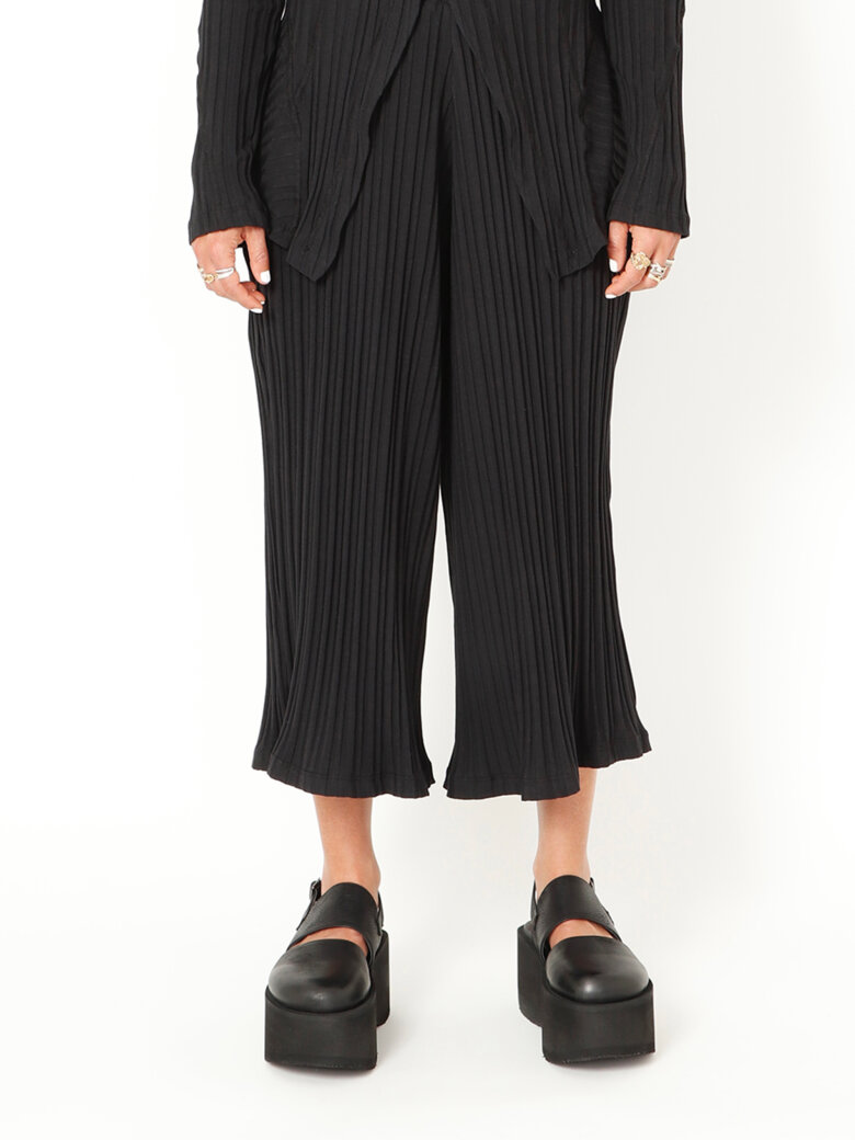 Sort Aarhus - 3/4 bukser med vide ben