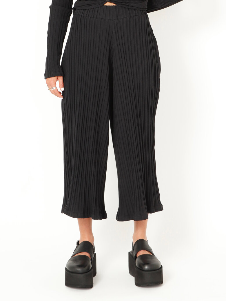 Sort Aarhus - 3/4 bukser med vide ben