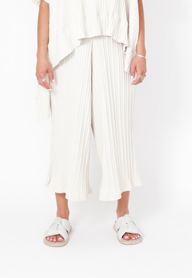Sort Aarhus - 3/4 wide leg trousers