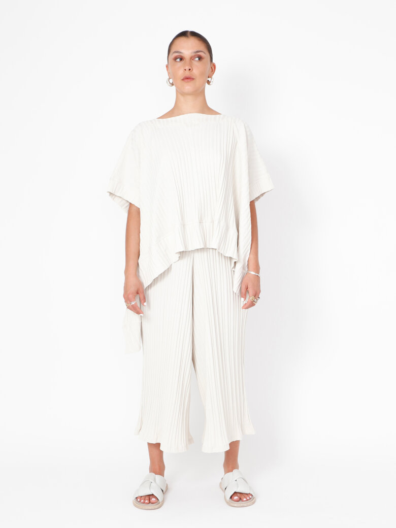 Sort Aarhus - 3/4 wide leg trousers