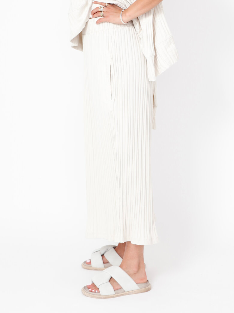 Sort Aarhus - 3/4 wide leg trousers