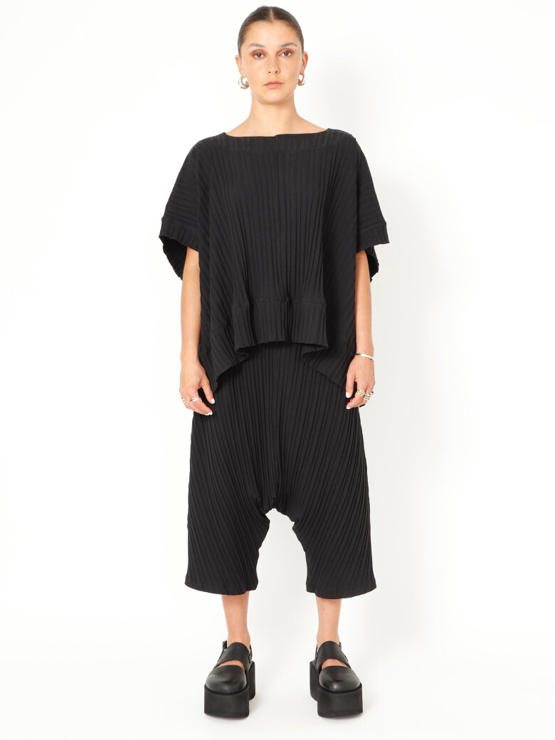 Sort Aarhus - PRE ORDER! 3/4 baggy bukser i rib