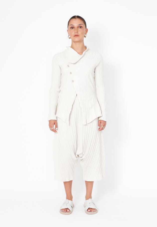 Sort Aarhus - 3/4 baggy pants in rib