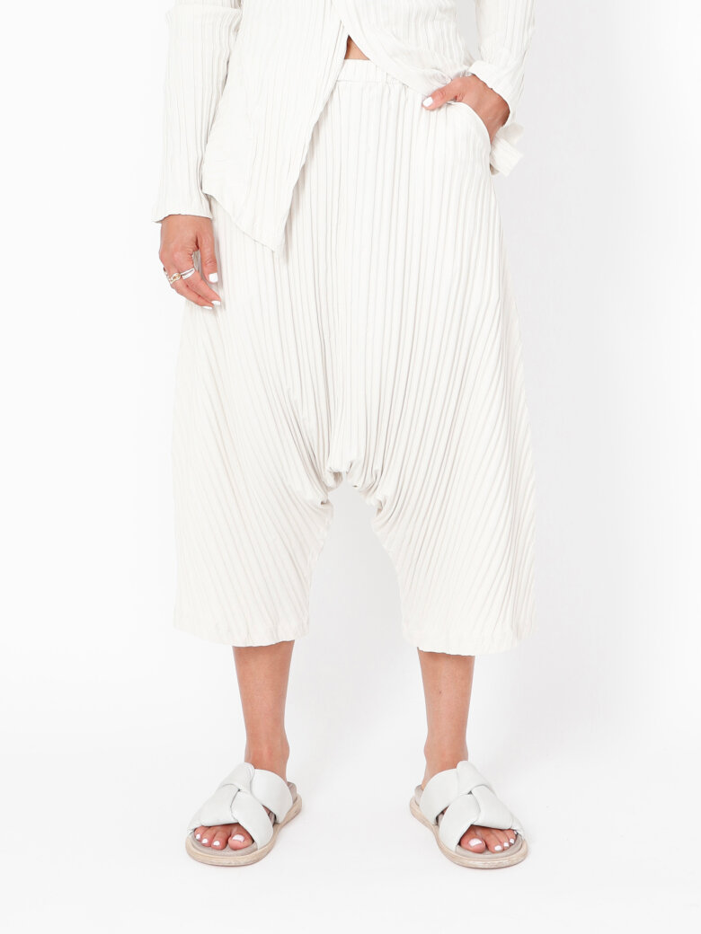 Sort Aarhus - 3/4 baggy bukser i rib