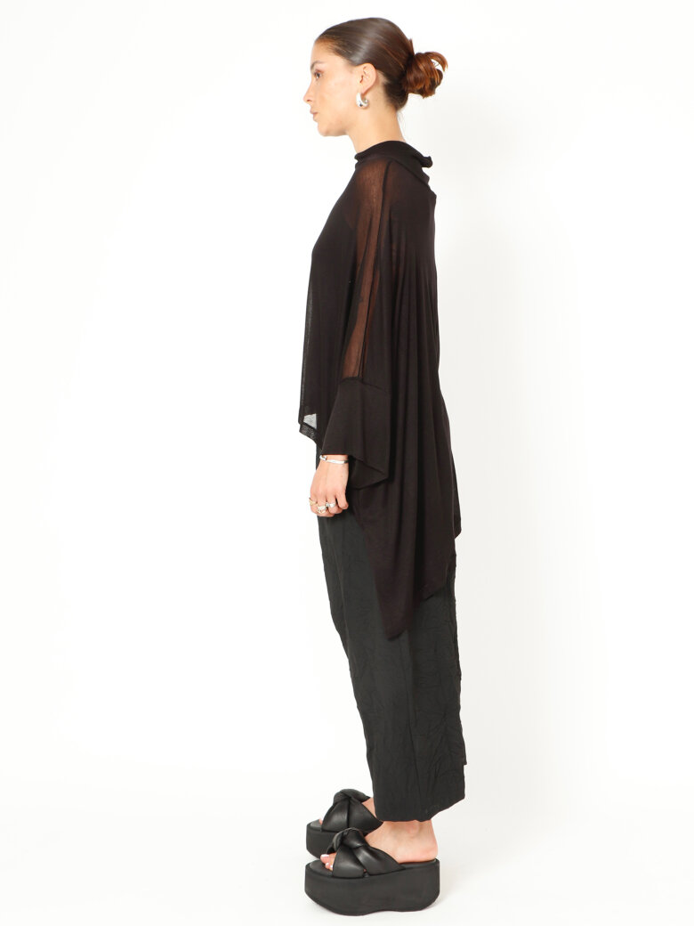 Sort Aarhus - Transparent blouse