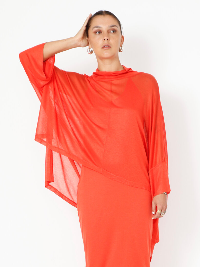 Sort Aarhus - PRE ORDER! Transparent bluse