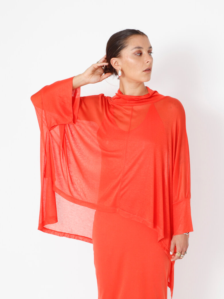 Sort Aarhus - PRE ORDER! Transparent bluse