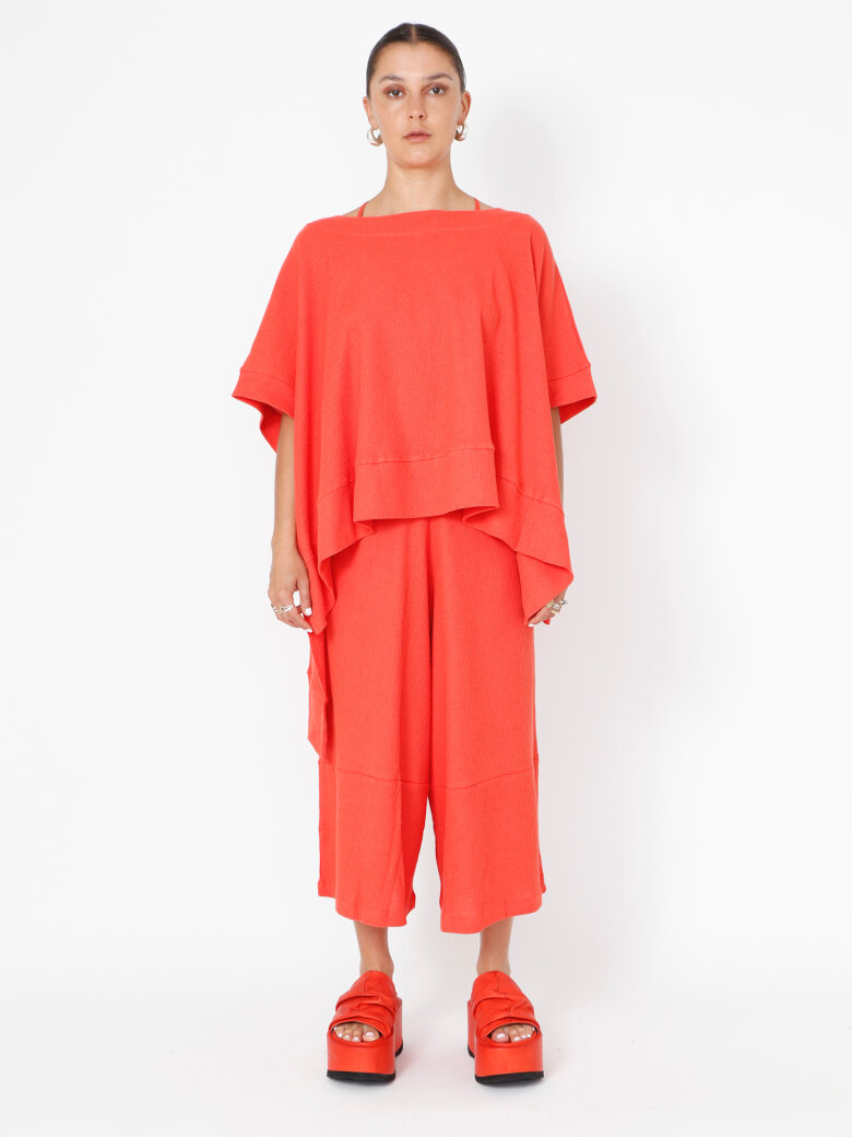 Sort Aarhus - 3/4-length wide leg trousers