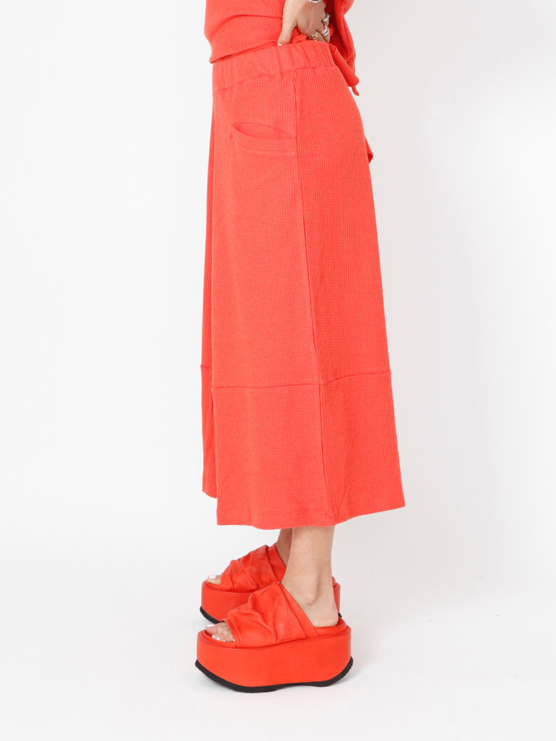 Sort Aarhus - 3/4-length wide leg trousers