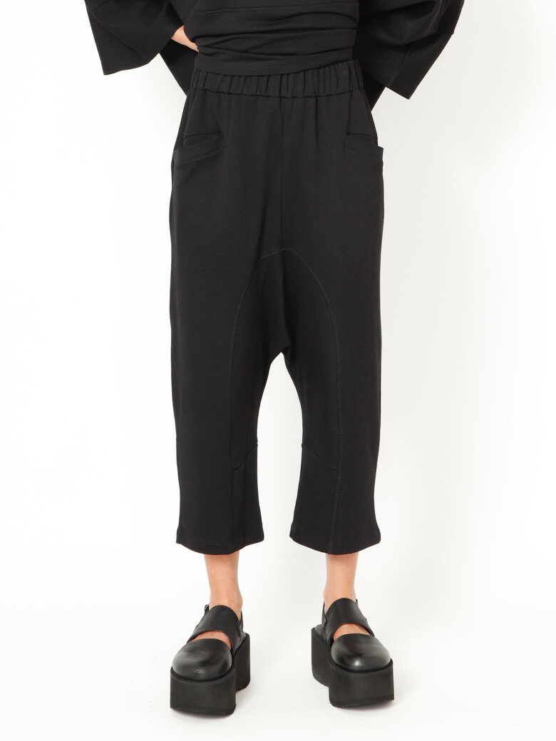 Sort Aarhus - Baggy bukser med 3/4 længde