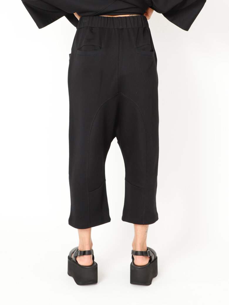 Sort Aarhus - Baggy 3/4 length pants
