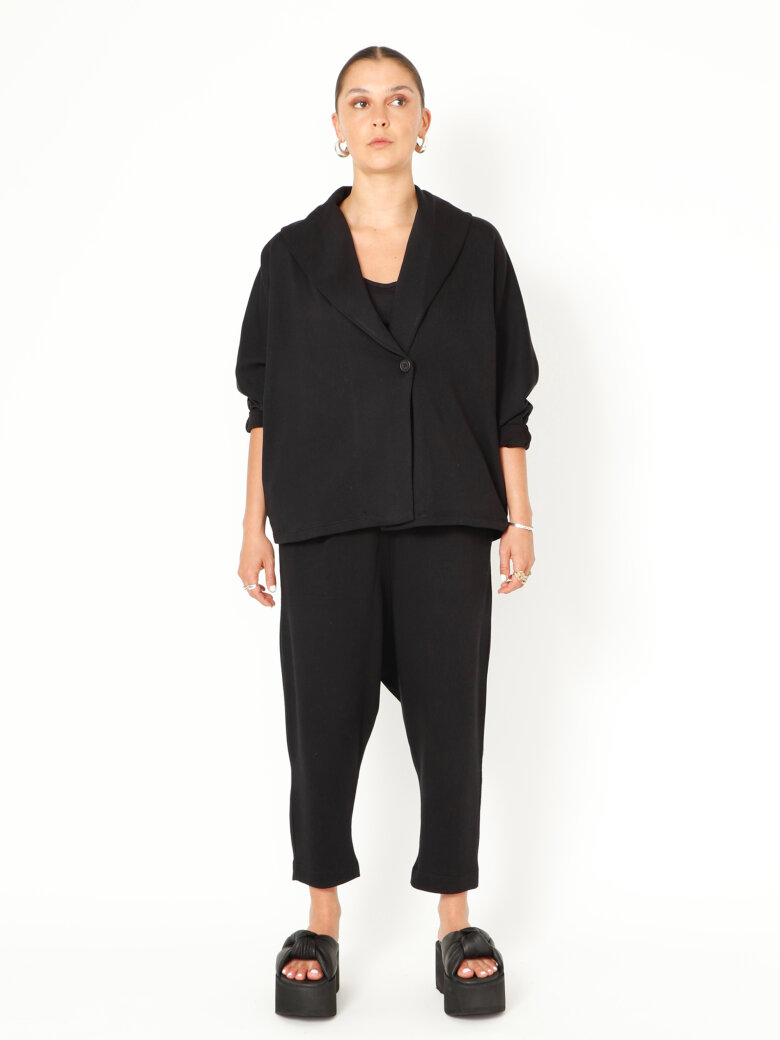 Sort Aarhus - Baggy bukser med 3/4 længde