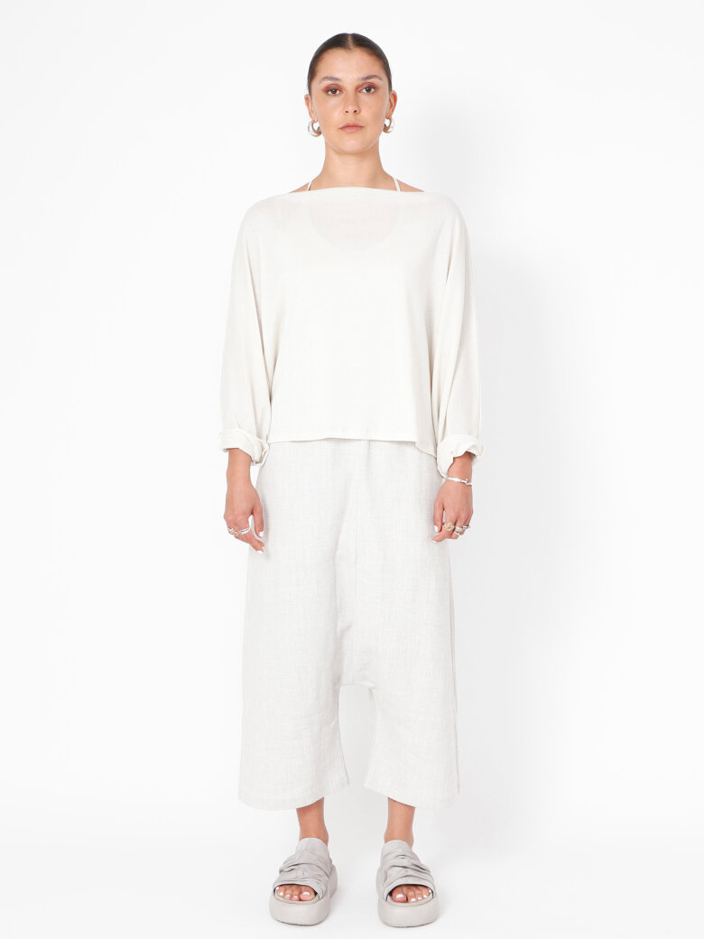 Sort Aarhus - Wide fit blouse