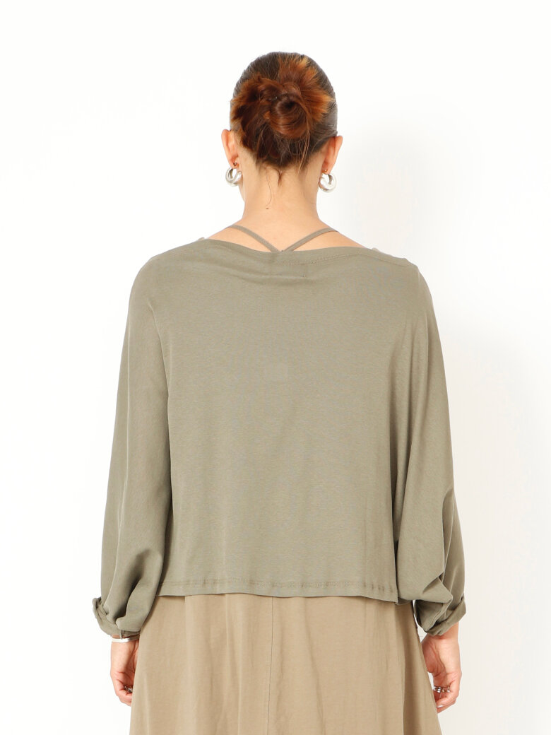 Sort Aarhus - Enkel bluse med bred pasform