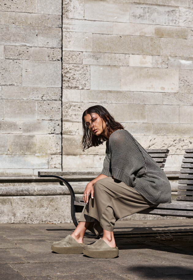 Sort Aarhus - Baggy wide pants 