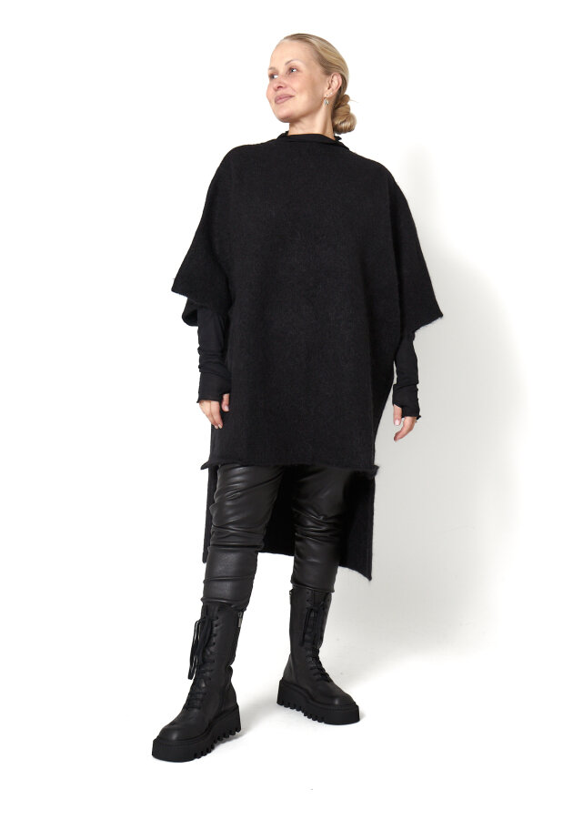 Sort Aarhus - Oversize blouse Sort Aarhus - Oversize blouse