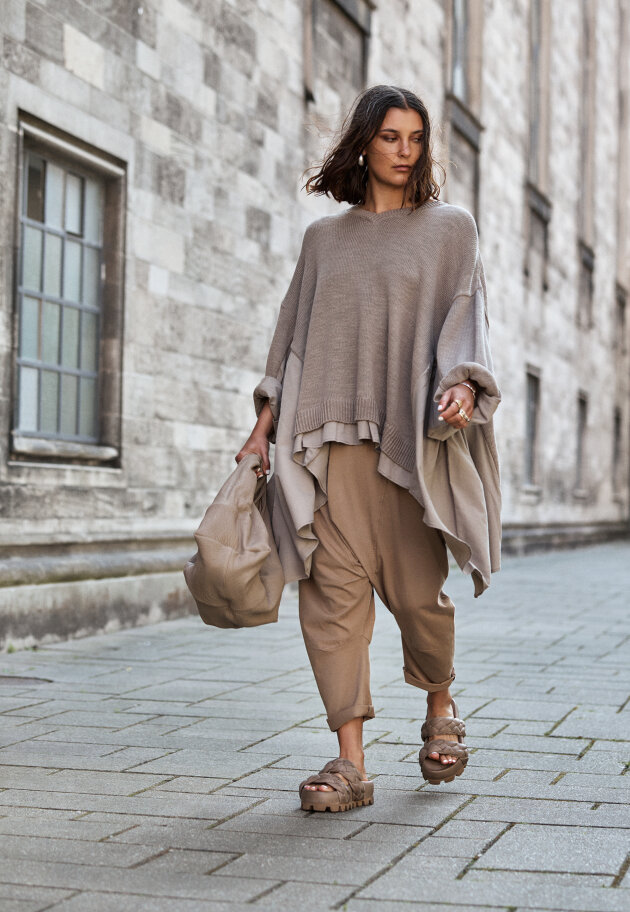 Sort Aarhus - Baggy pants in organic cotton