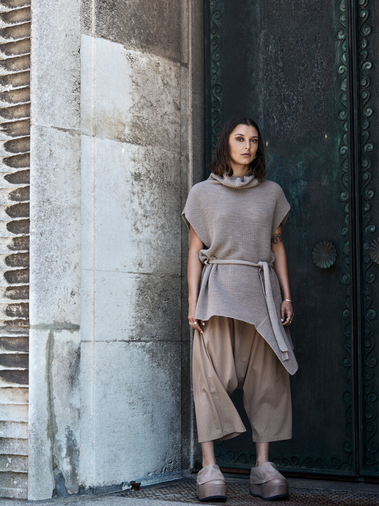 Sort Aarhus - Baggy wide pants 