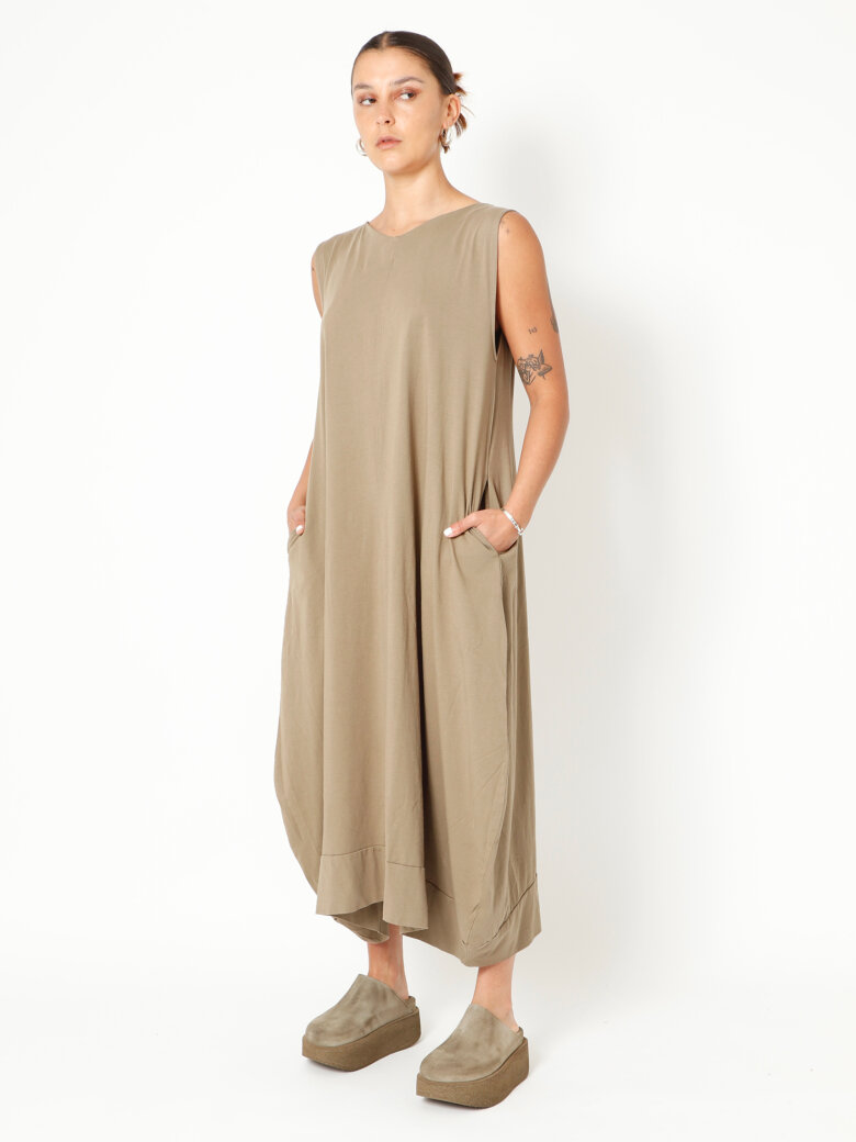 Sort Aarhus - Løstsiddende kjole med lommer