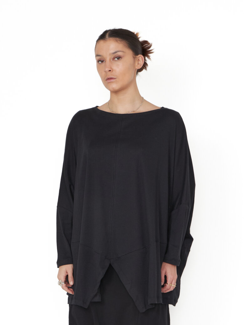 Sort Aarhus - Oversize bluse