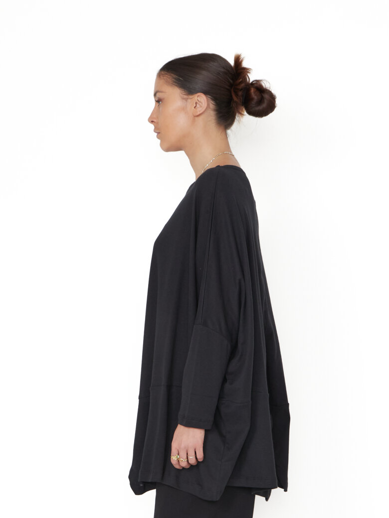 Sort Aarhus - Oversize blouse