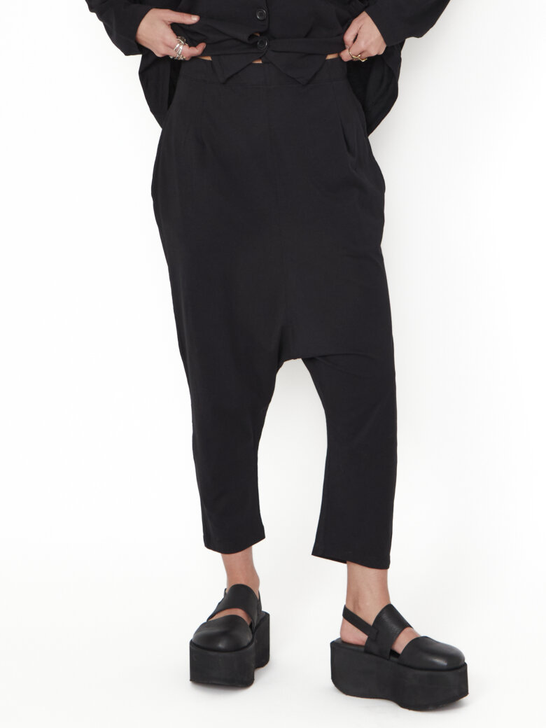 Sort Aarhus - Baggy pants with pockets