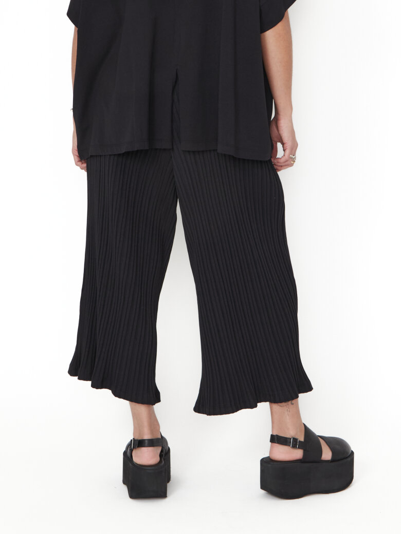 Sort Aarhus - 3/4 wide leg trousers