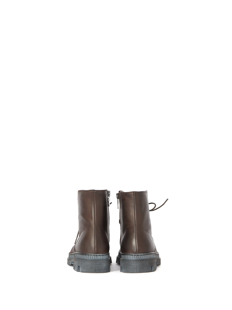 Lofina - Støvle med snøre og lynlås