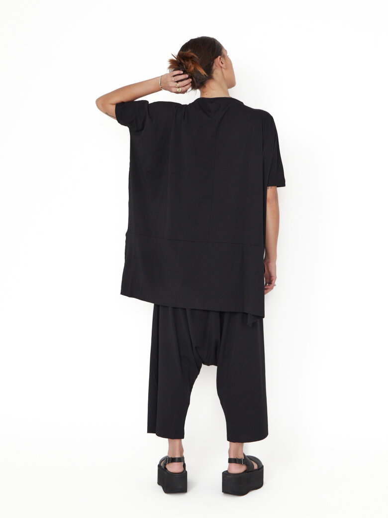 Sort Aarhus - Oversize t-shirt med lommer