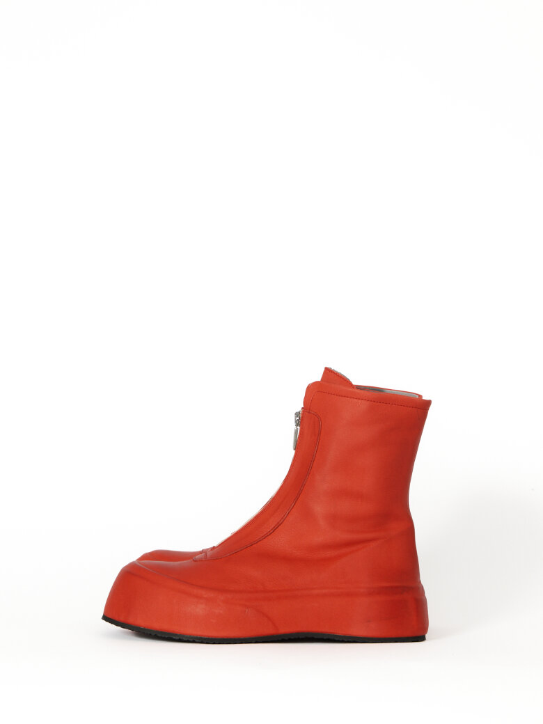 Støvle med front-lynlås