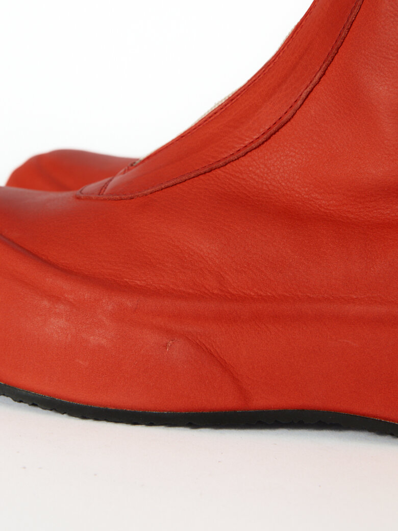 Støvle med front-lynlås