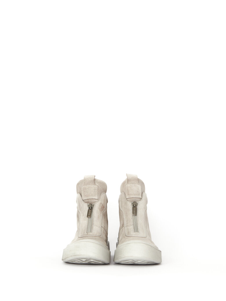 Lofina - Suede shoe with front zipper