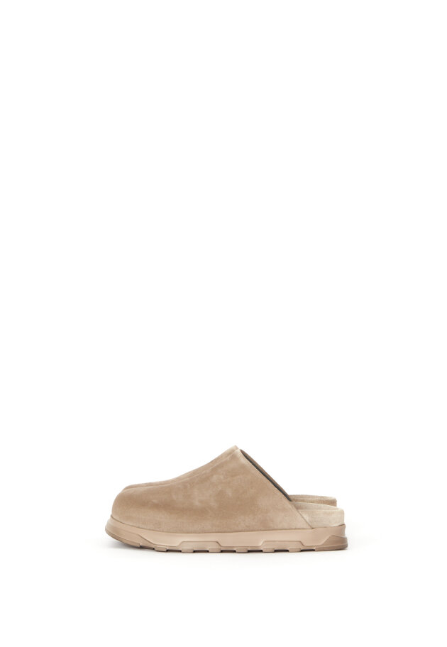 Lofina - Sandal in suede with a footbed sole