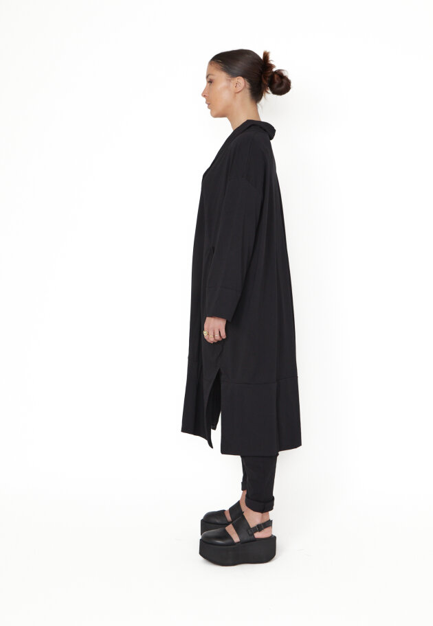 Sort Aarhus - Lang oversize cardigan