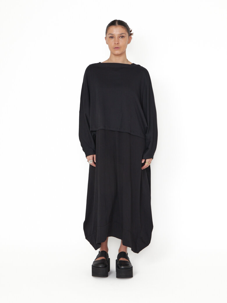 Sort Aarhus - Wide fit blouse