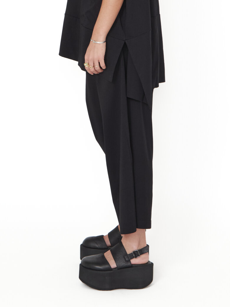 Sort Aarhus - Baggy wide pants 