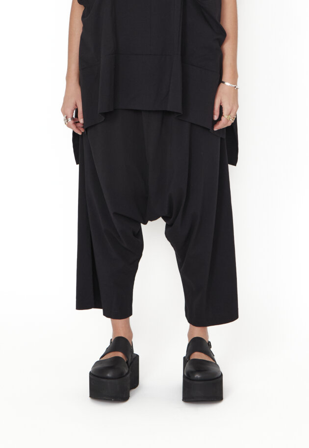 Sort Aarhus - Baggy wide pants 