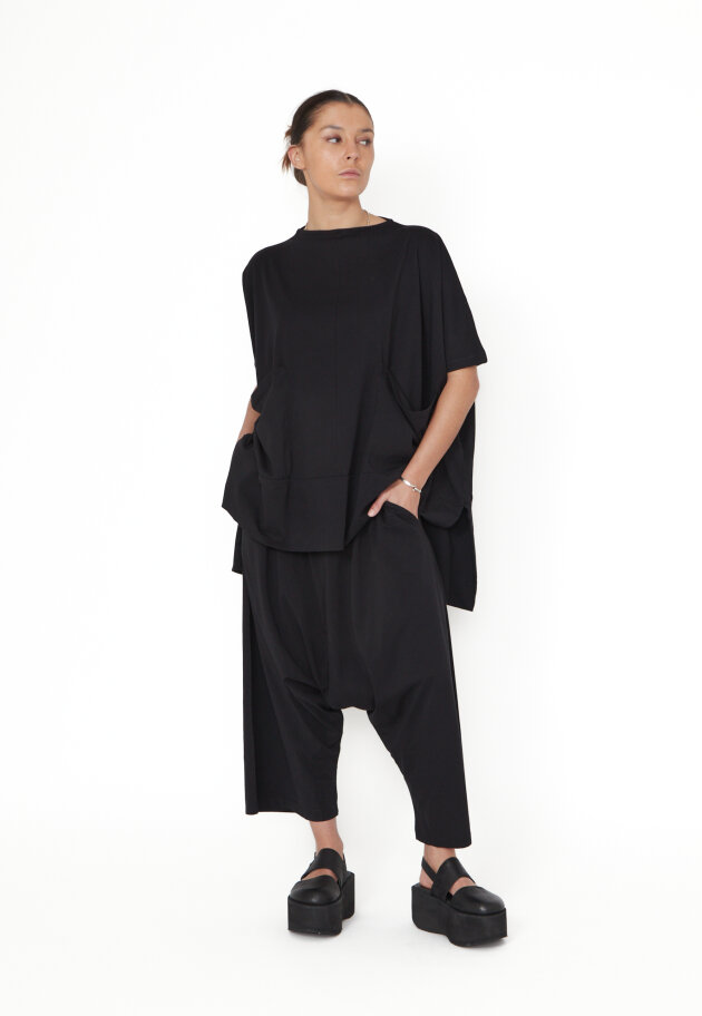 Sort Aarhus - Baggy wide pants 