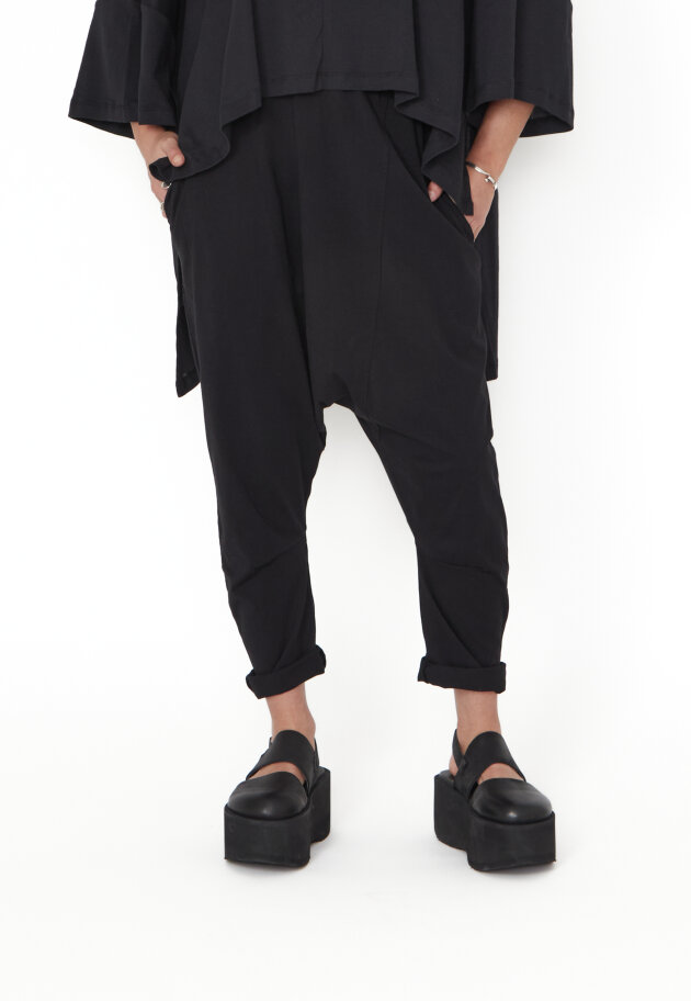 Sort Aarhus - Baggy pants in organic cotton