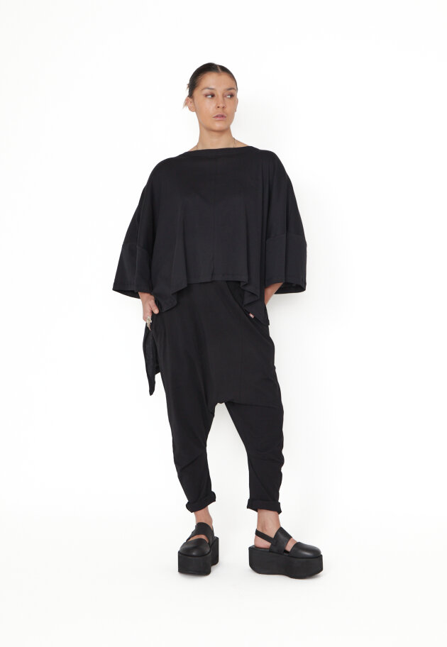 Sort Aarhus - Baggy pants in organic cotton