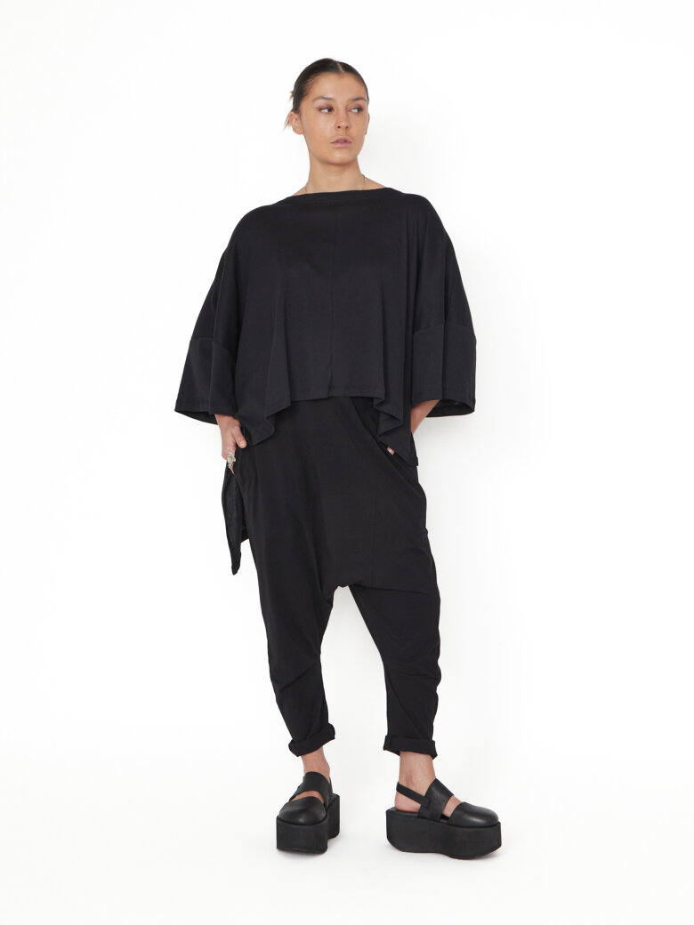 Sort Aarhus - Baggy pants in organic cotton