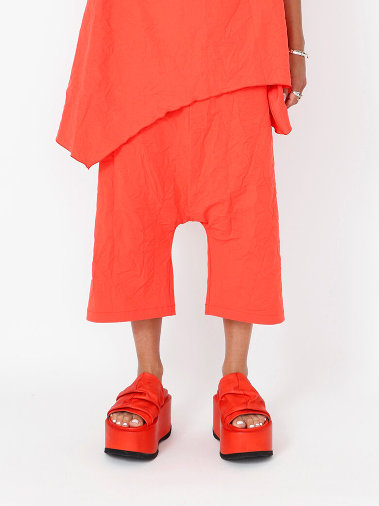 Sort Aarhus - Baggy bukser med lommer og elastik