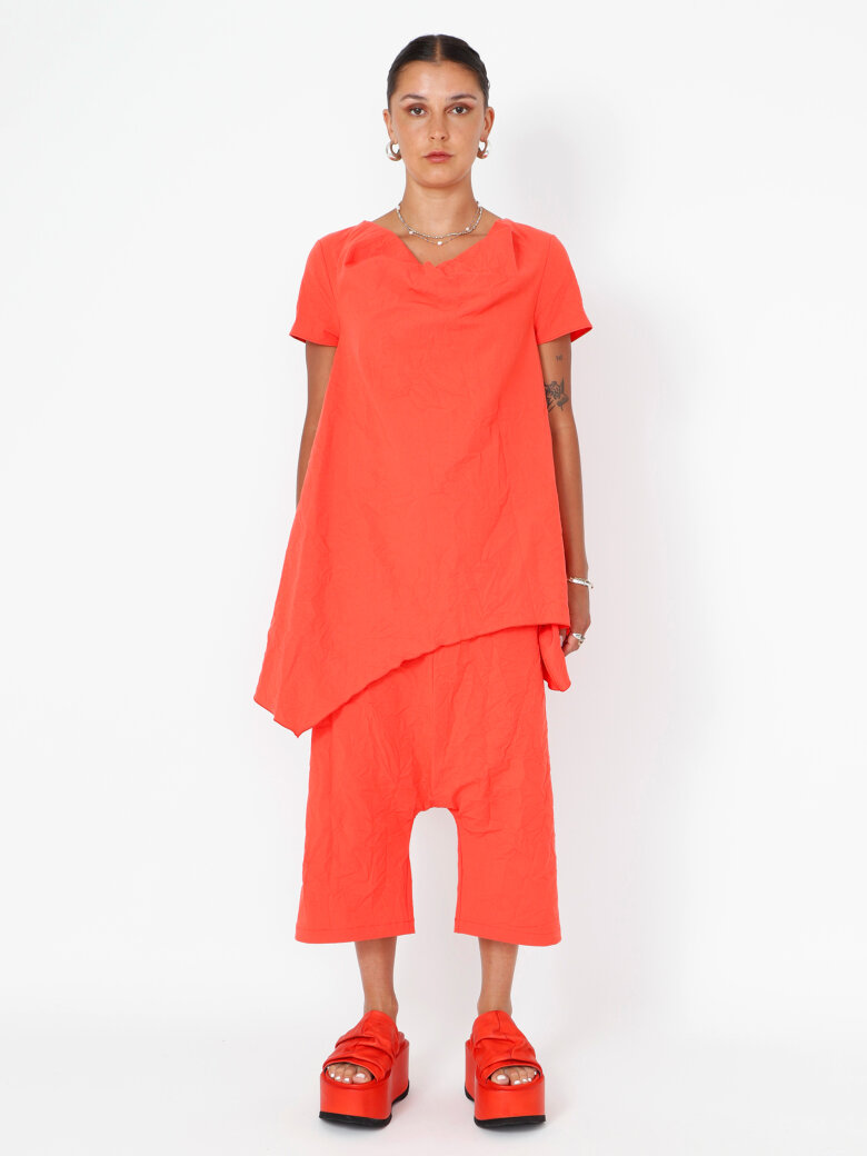 Sort Aarhus - Baggy bukser med lommer og elastik